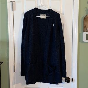 Abercrombie & Fitch Long Cardigan Open Front